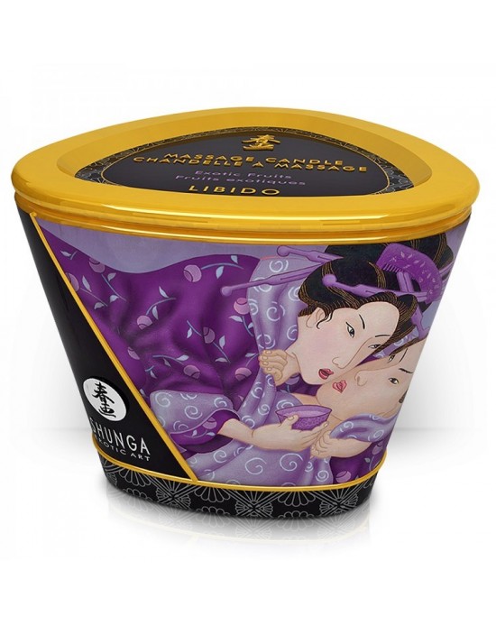 Vela de Masaje Libido, Frutas exóticas, 170ml