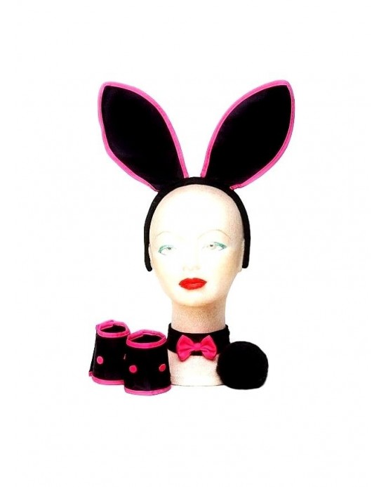 Set Conejita Sexy [Negro]