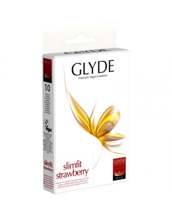 Condones Glyde Slimfit Fresa [10und]