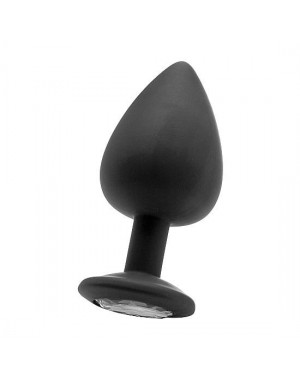 Extra Large Plug Diamante [Negro]
