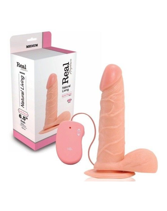 Real Rapture Earth Flavour Vibrador [6,5'] [Carne]