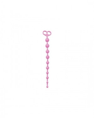 Tira Anal Silicona 10 Bolas [Rosa]