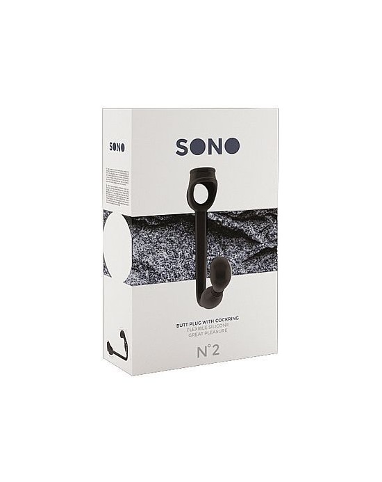 Plug Anal con Anillo Nº2 [Negro]