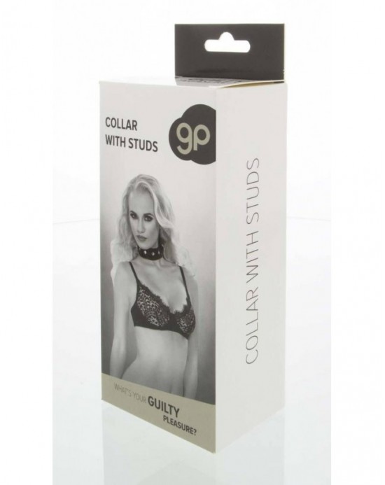 Collar con Adornos Tachuelas