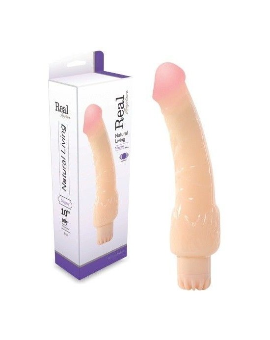 Real Rapture Vibrador Magma [10'] [Carne]