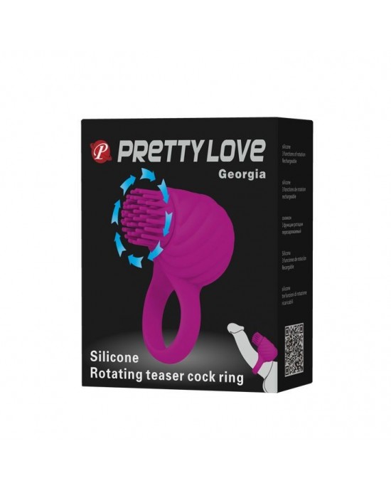 Anillo Vibrador Rotador Silicona Georgia