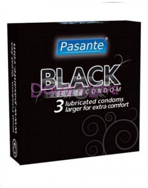 Condones Pasante Black Velvet [3un]