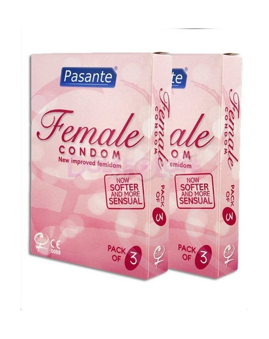 Condones Pasante Femeninos [3un]
