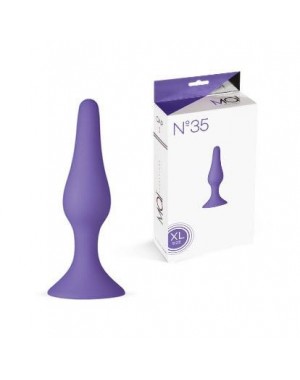 Plug Anal con Ventosa Nº35 [Lila]