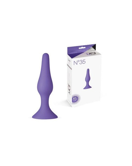 Plug Anal con Ventosa Nº35 [Lila]