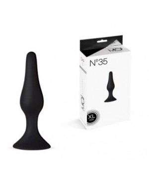 Plug Anal con Ventosa Nº35 [Negro]