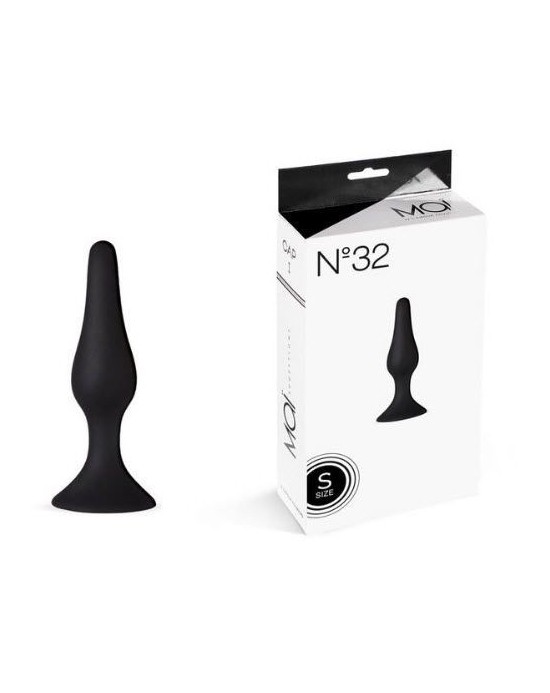 Plug Anal con Ventosa Nº32 [Negro]