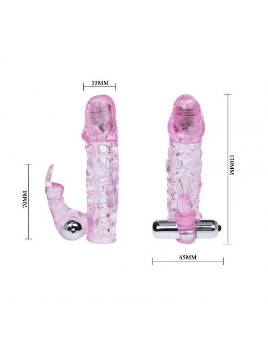 Funda Vibradora Doble para Pene