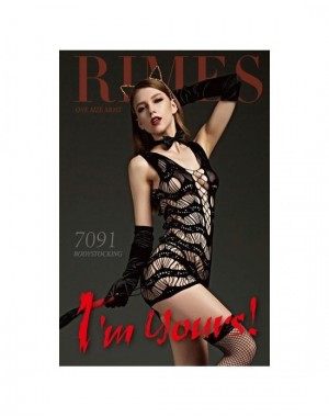 Bodystocking Rimes 7091 [TU] [Negro]