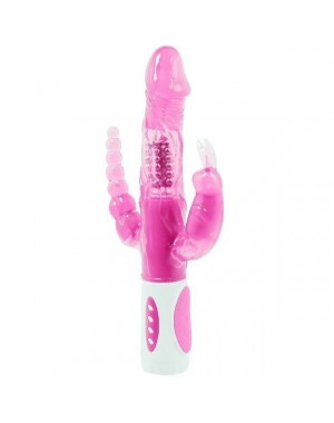 Vibrador Rotador Triple Bunny