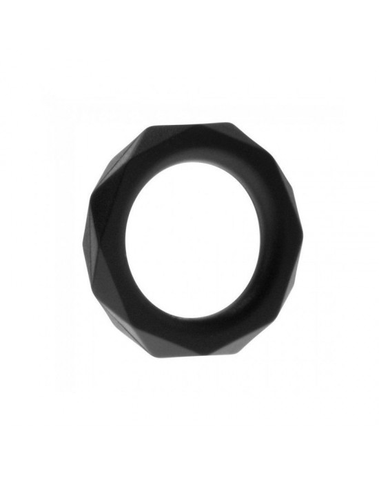Anillo Cocktagon XL [3cm] [Negro]