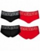Pack 2 Shorties Lacea [Rojo y Negro] [L/XL]