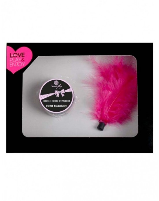 Estuche Polvos Comestibles [Fresa]