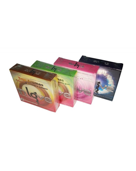 Pack Condones Inlove 4x3