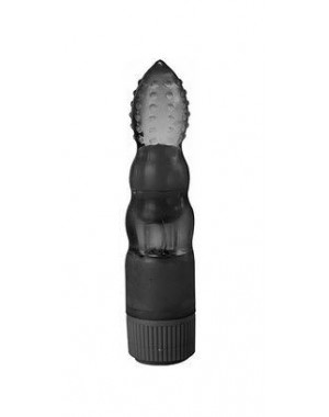 Vibrador Jelly Punteado [Negro]