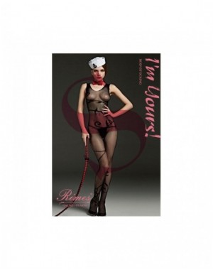 Bodystocking Rimes 7097 [Negro] [TU]