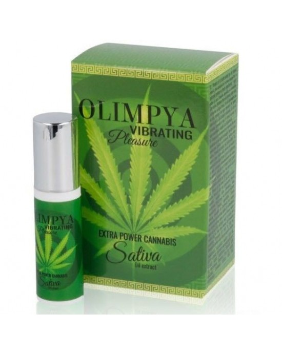 Estimulante Olimpya Vibrating Pleasure . Cannabis [6ml]