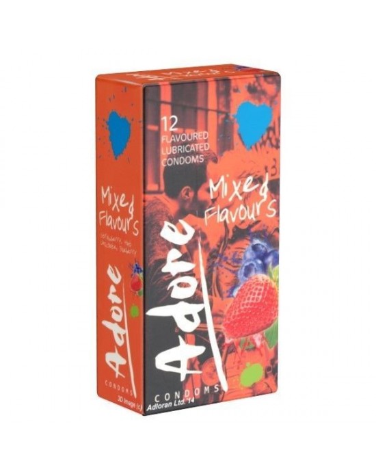 Preservativo Adore Mixed Flavours [12und]