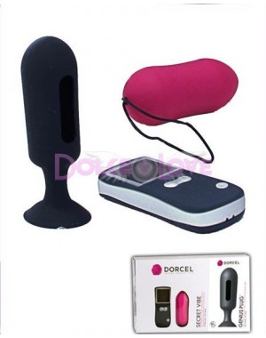 Pack Huevo Vibrador - Plug, Dorcel