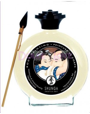 Pintura Corporal Choco-Blanco, Shunga