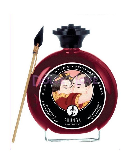 Pintura Corporal Fresas-Vino, Shunga