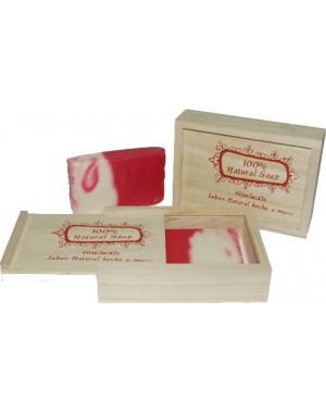 Cajita Madera para Jabón, con tapa