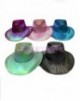 Sombrero Cow Girl Brillante, Colores