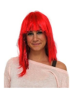 Peluca Punky Rojo